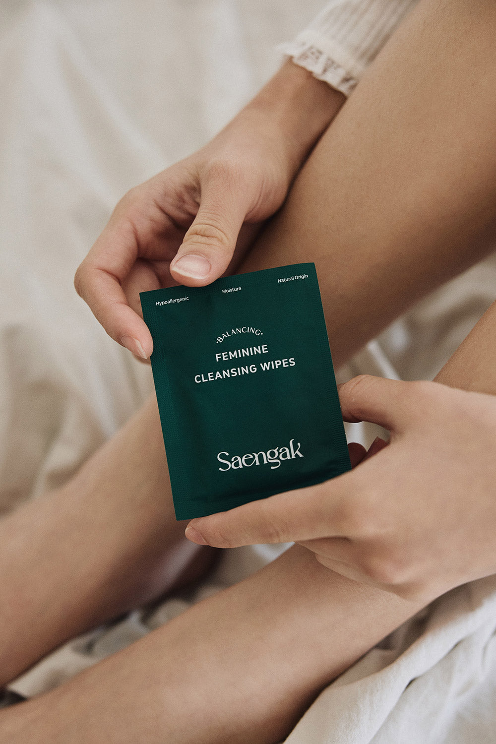 韓國Saengak益生菌私密養膚濕巾 15片/盒 私密護理 pH平衡 淨化異味 便攜隨身包 溫和清潔