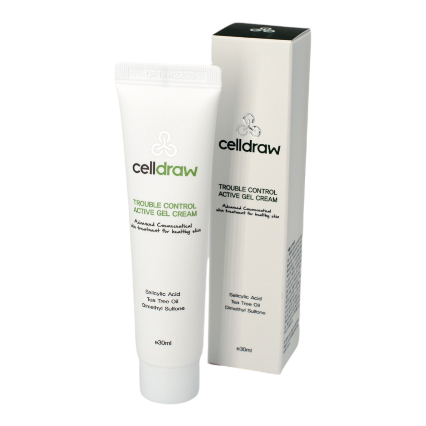 【買2送1】韓國celldraw Trouble Control Active Gel Cream 控油鎮靜面霜 30ml