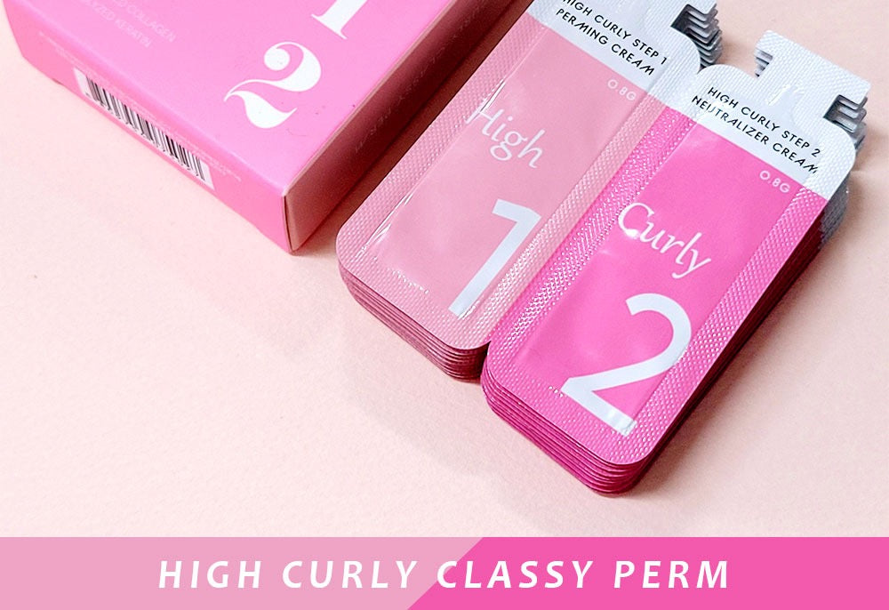 韓國High Curly classy perm 超卷睫毛燙劑1＋2 10包/box