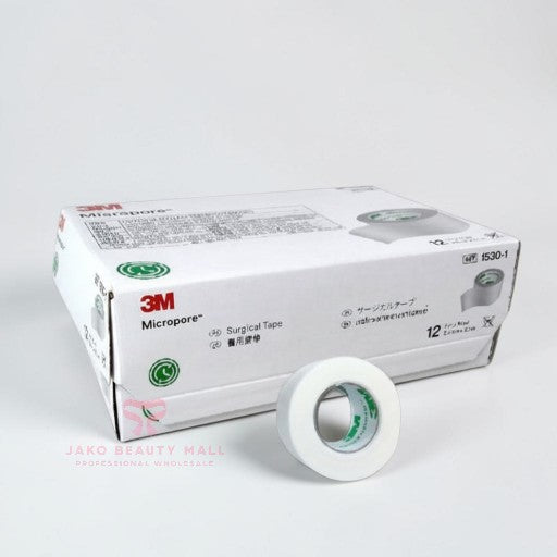韓國3M Micropore 1530-1 醫生紙膠帶防敏感醫用膠帶 1吋 x 10碼(一盒12卷)