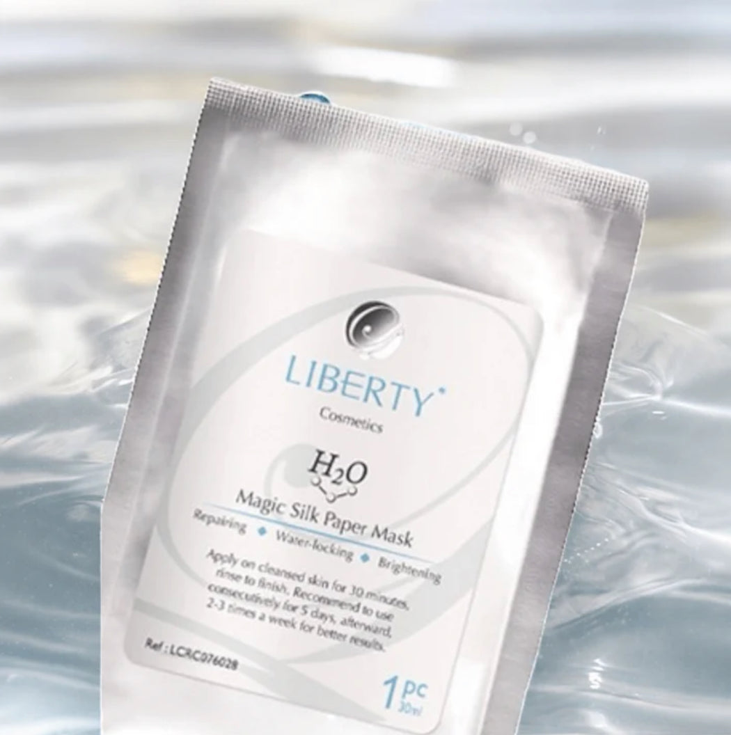 法國 LIBERTY COSMETICS H2O 水肌活氧面膜 Magic Silk paper mask 5 片裝