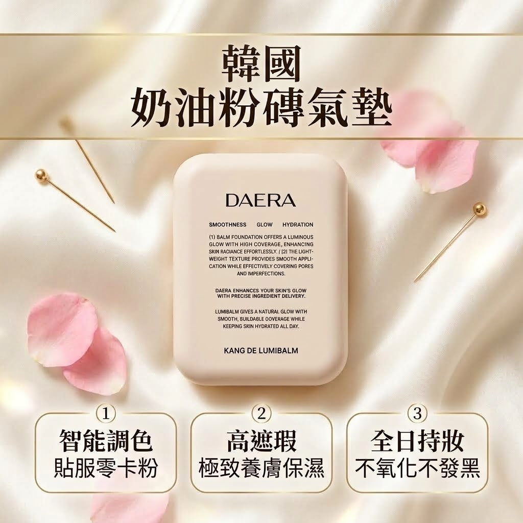 Korea - DAERA Daela Solid Cushion Foundation 9g Creamy Solid Foundation