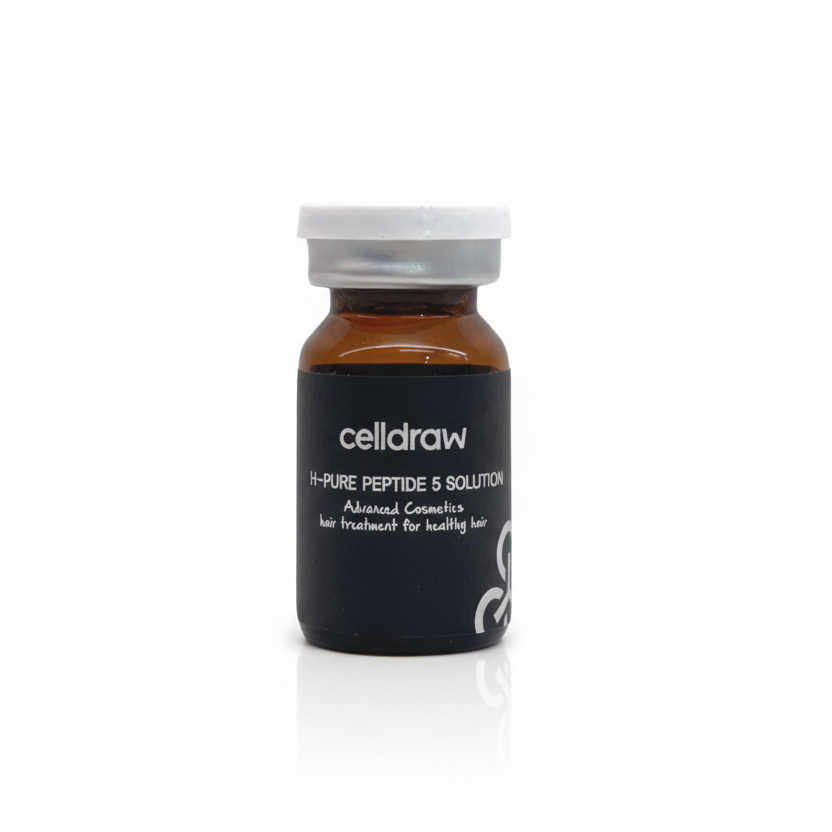 【買2送1】韓國 Celldraw H-PURE PEPTIDE 5 SOLUTION 高濃度純肽頭皮精華 5ml*10｜5種高濃度胜肽｜毛囊再生精華｜脫髮解決方案｜韓國頭皮科學
