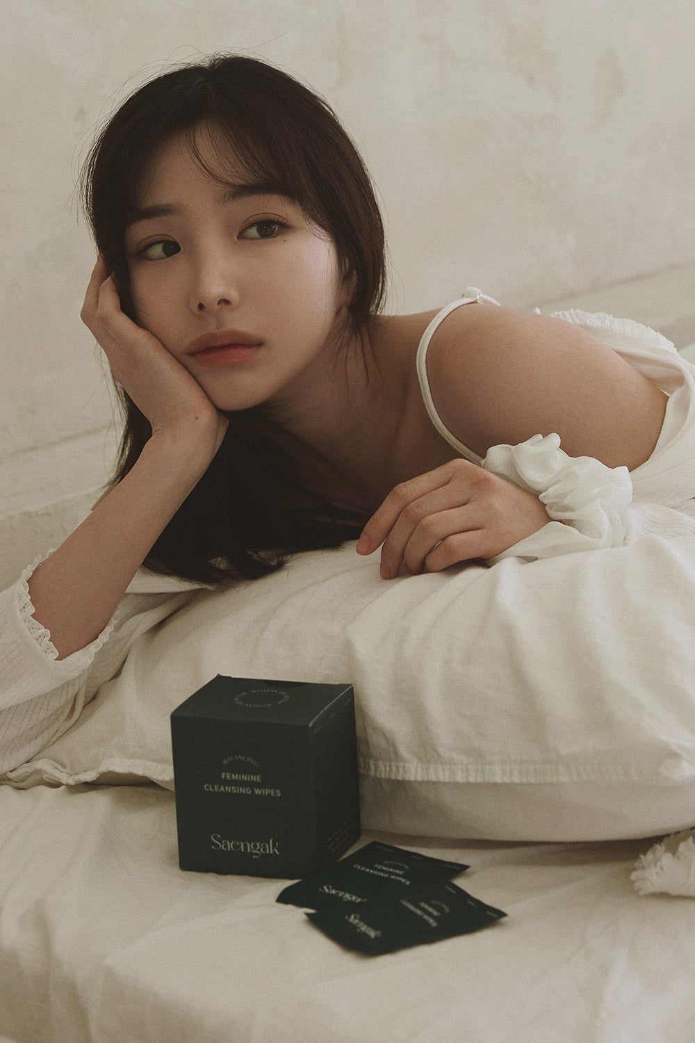 韓國Saengak益生菌私密養膚濕巾 15片/盒 私密護理 pH平衡 淨化異味 便攜隨身包 溫和清潔
