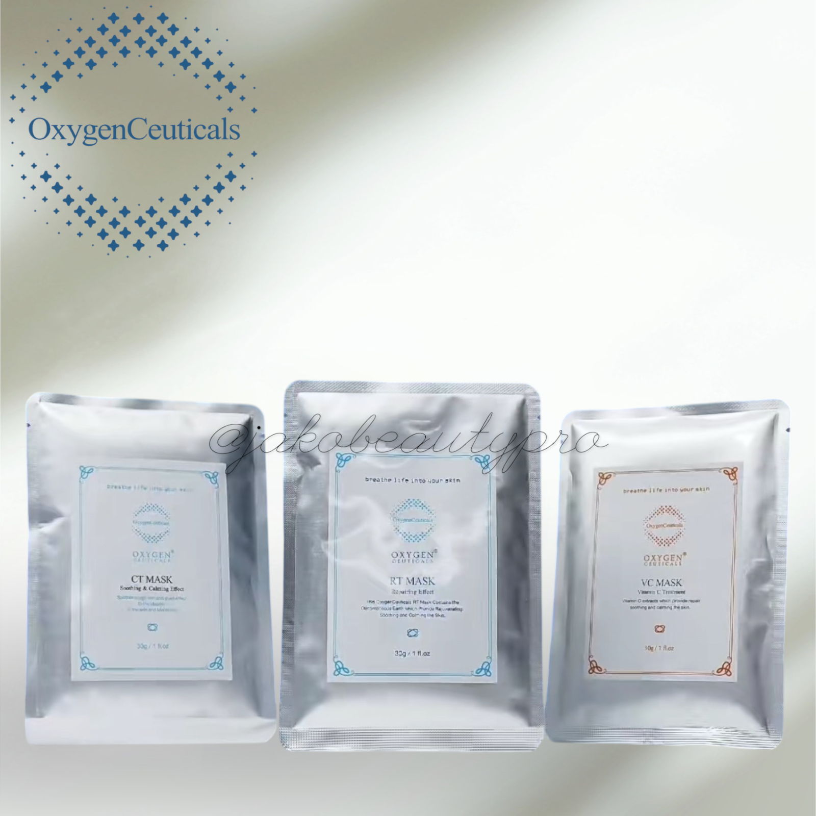 韓國Oxygen  Ceuticals軟膜面膜Modeling Mask Pack 30g*5/1000g