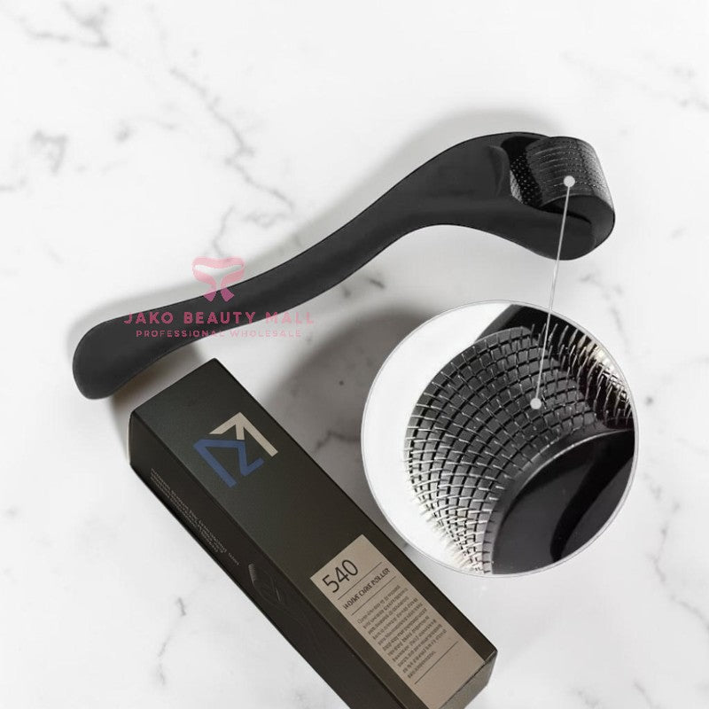 540鈦金磨砂黑滾輪微針噴漆啞光 192針