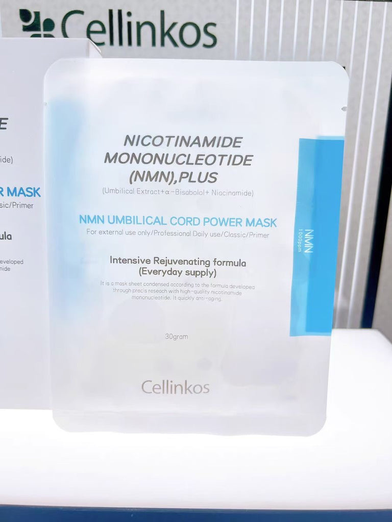 韓國Cellinkos 臍帶血幹細胞水光乳液面膜ProductsPower Essential Mask  5pc