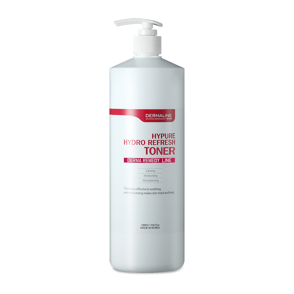 韓國 DERMALINE舒緩保濕再生修復爽膚水 HYPURE HYDRO REFRESH
TONER 200ml/1000ml