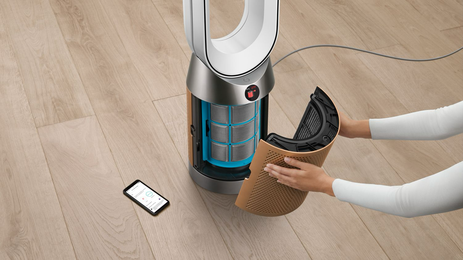 【美容院必備】Dyson Purifier Cool Formaldehyde TP09 二合一抗甲醛空氣清新風扇｜H13等級整屋淨化無葉風扇 香港行貨