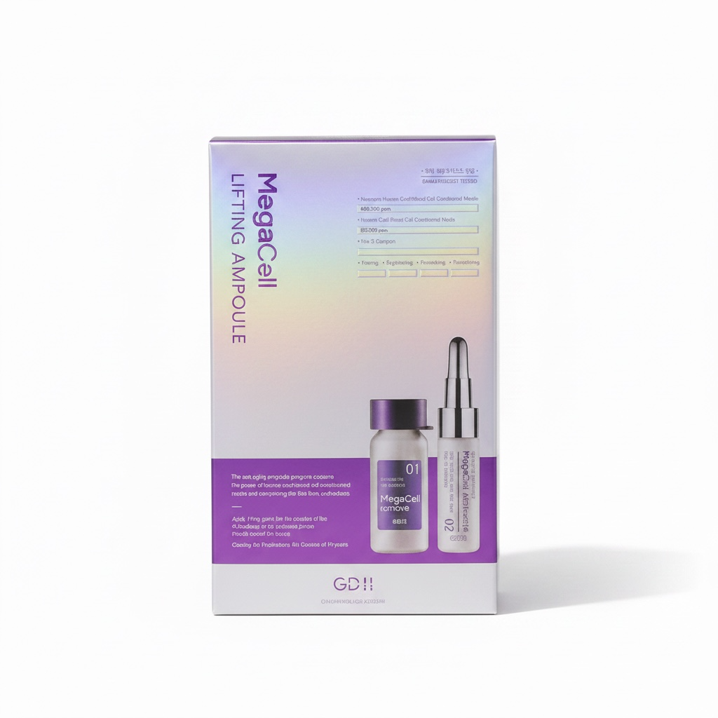 韓國GD11 MegaCell Lifting Ampoule 高濃臍帶幹細胞緊緻安瓶｜抗皺提亮彈潤精華套裝