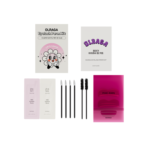 韓國 OLRAGA 角蛋白翹睫單次套裝｜沙龍級孕睫術 Lash Lift
