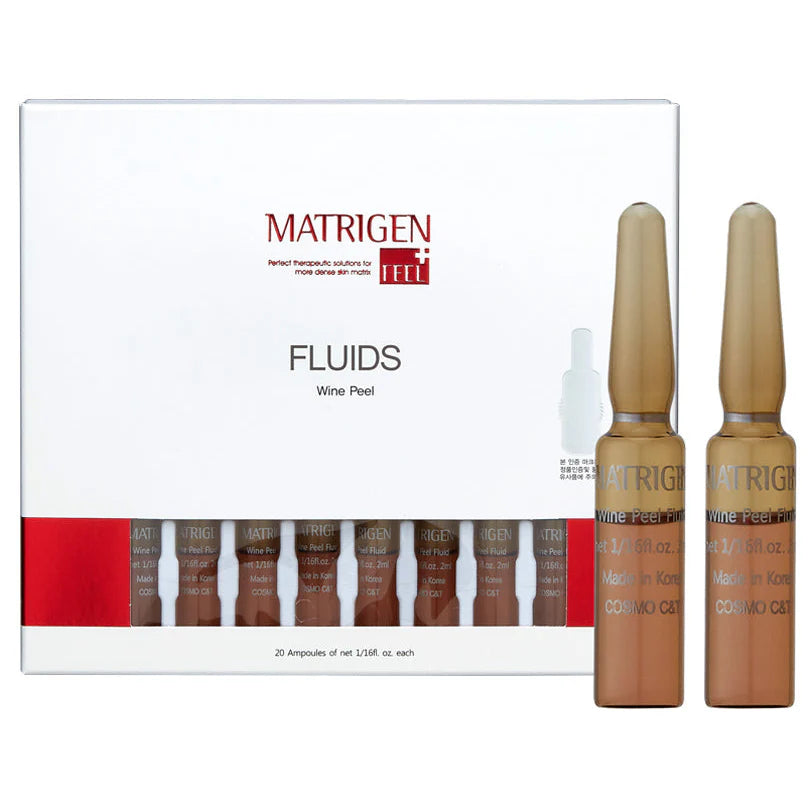 韓國 Matrigen Wine Peel Fluid MTS 紅酒果酸去角質安瓶 2ml*20支