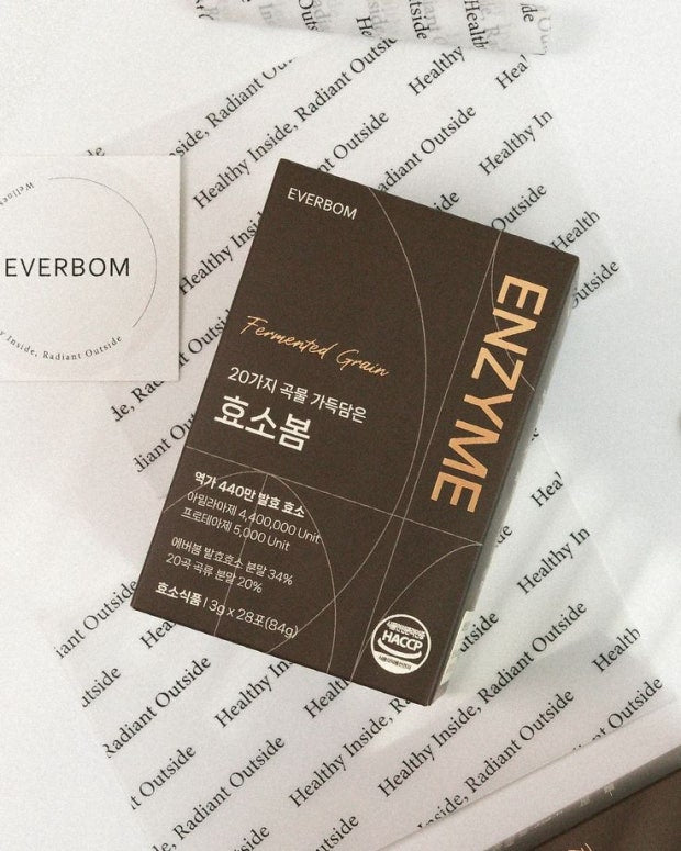 韓國EVERBOM Fermented Grain Enzyme 二十穀物發酵酵素｜440萬單位高活性酵素｜日常腸道保養、促進消化、排宿便、改善水腫、穩定體重