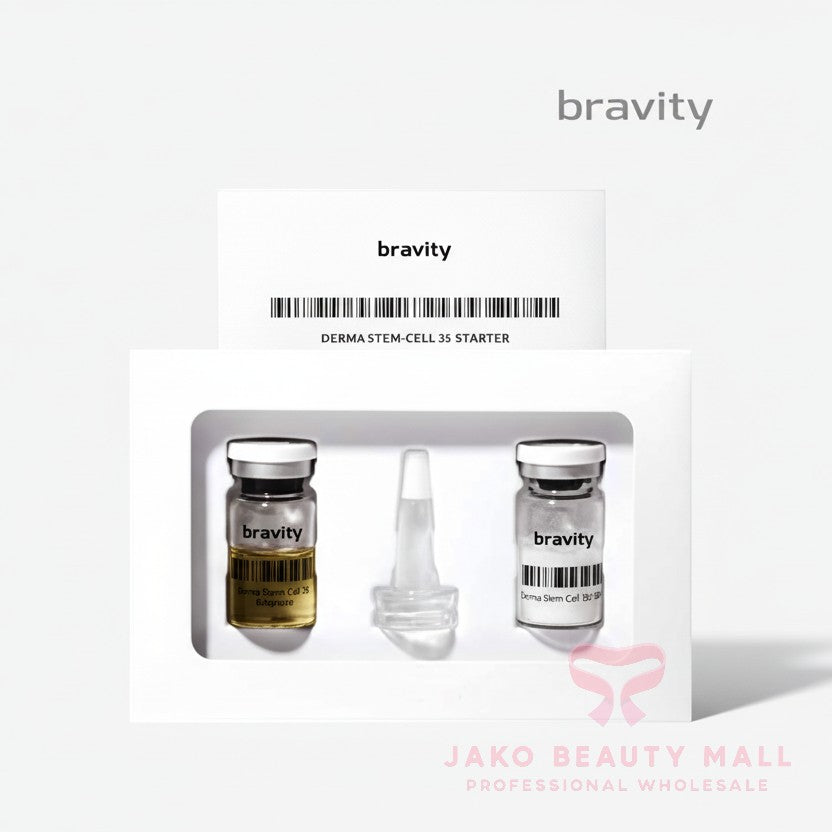 韓國 BRAVITY-Derma 幹細胞 35 啟動劑｜醫美級抗老安瓶套裝（冷凍乾燥 + 激活精華）