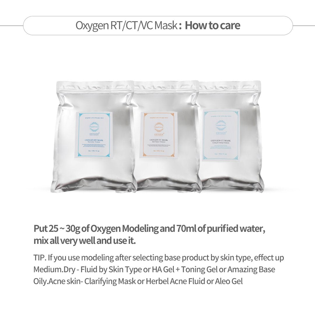 韓國Oxygen  Ceuticals軟膜面膜Modeling Mask Pack 30g*5/1000g