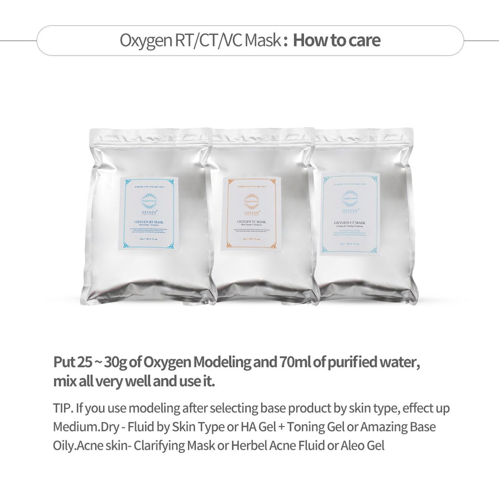 韓國Oxygen  Ceuticals軟膜面膜Modeling Mask Pack 30g*5/1000g
