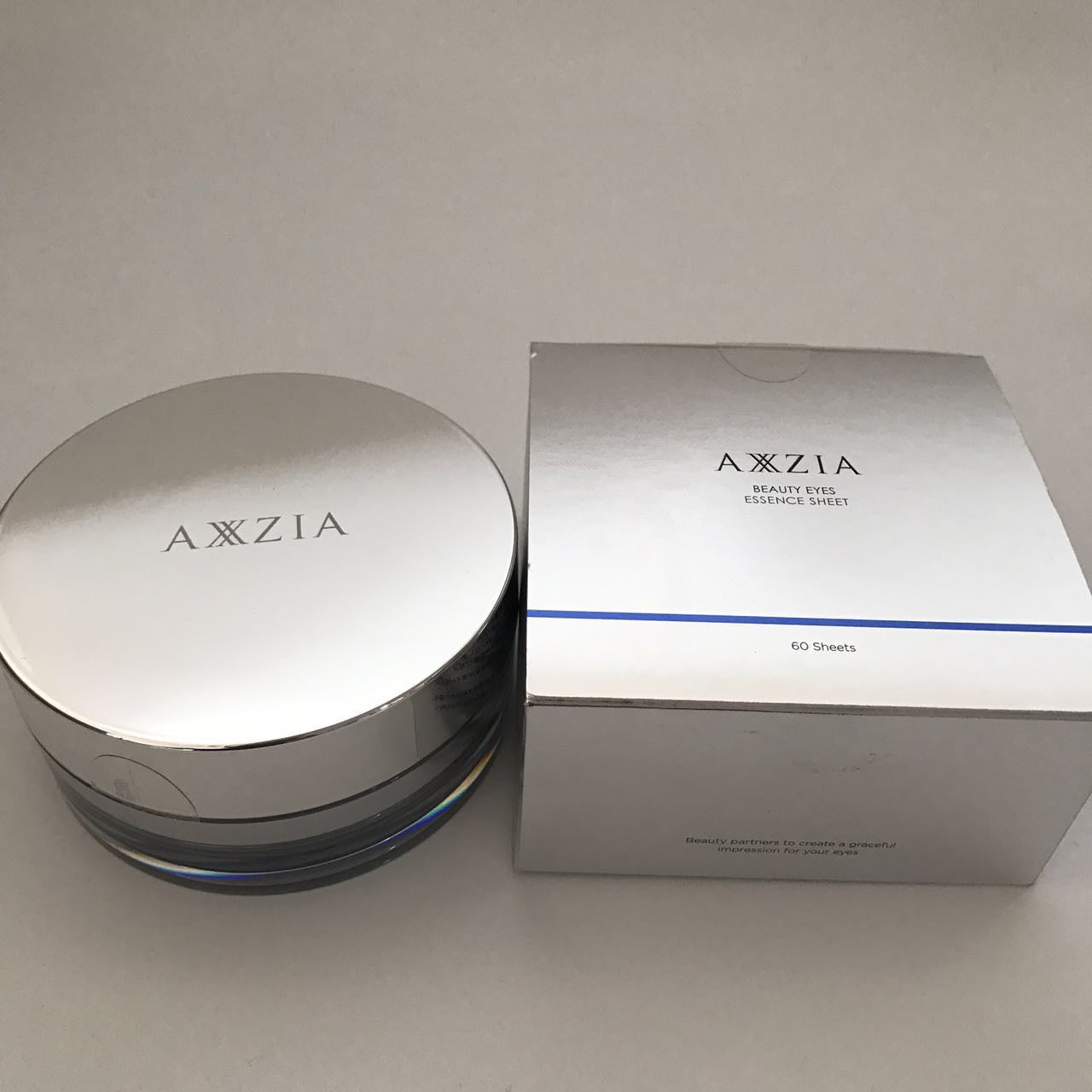 日本AXXZIA 曉姿4D抗糖眼膜 鉑金蠶絲 御顏晶采多效修護眼膜 60枚 帶防偽碼