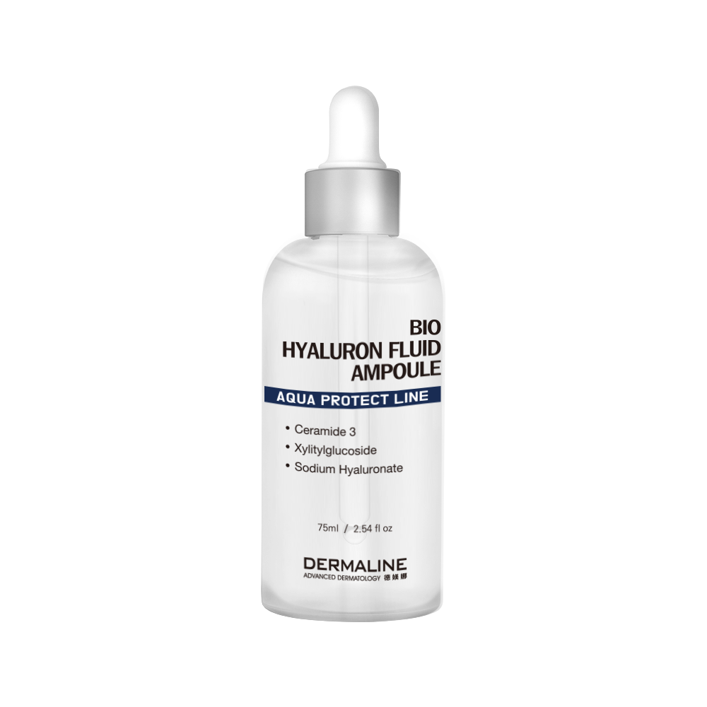 韓國 DERMALINE Bio Hyaluron Fluid Ampoule 75ml 微針玻尿酸精華 75ML