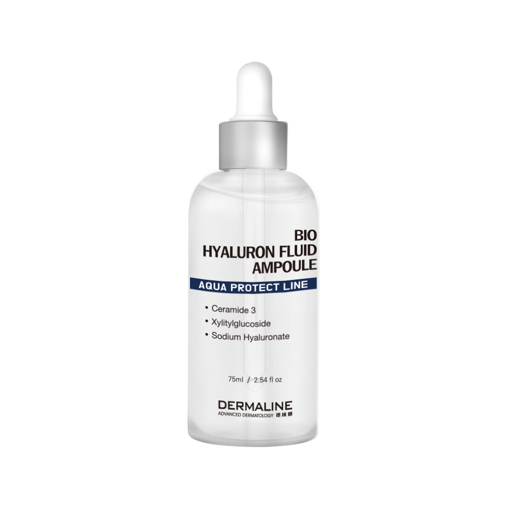 韓國 DERMALINE Bio Hyaluron Fluid Ampoule 75ml微針玻尿酸精華 75ML