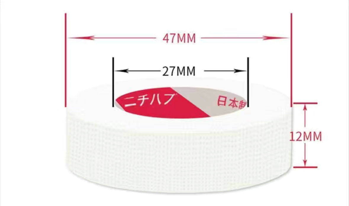 日本植睫毛角蛋白翹睫 低黏度透氣膠帶 一卷