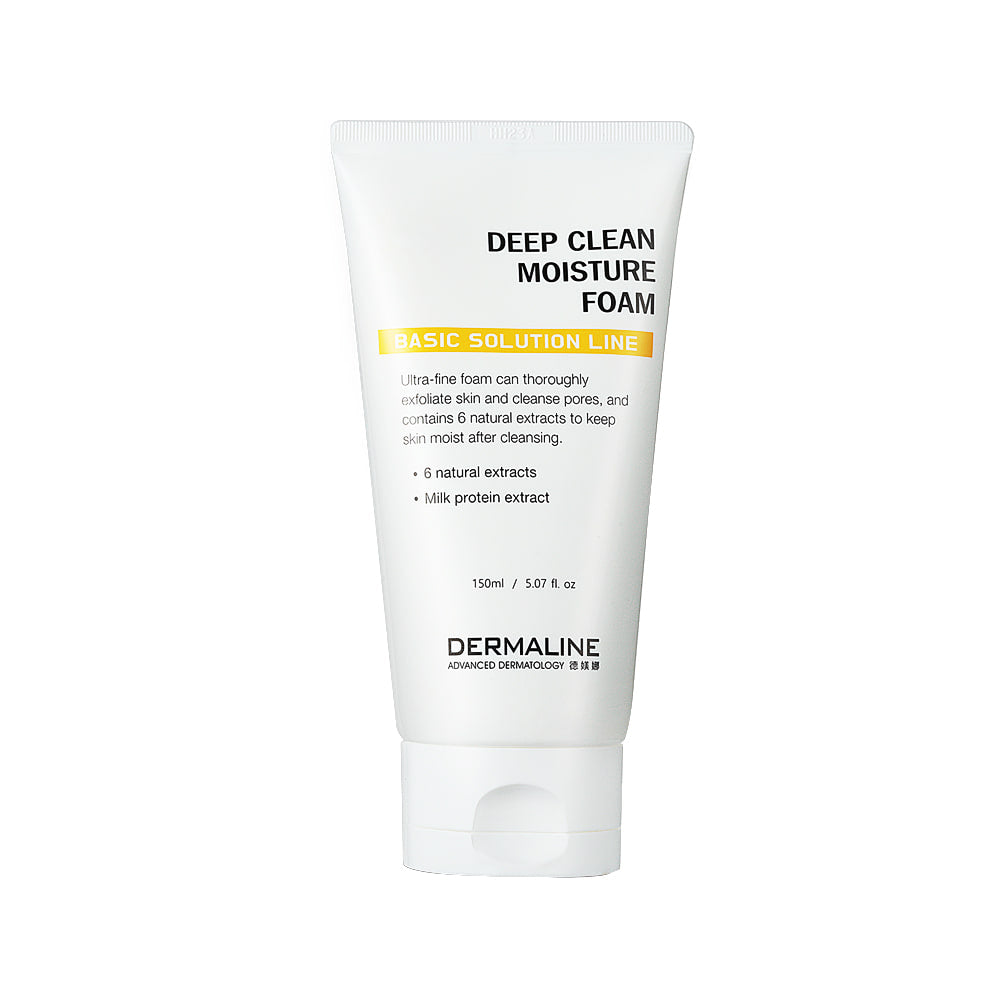 韓國dermaline Deep Clean Moisture Foam 芝士潔面乳  150g/1000g